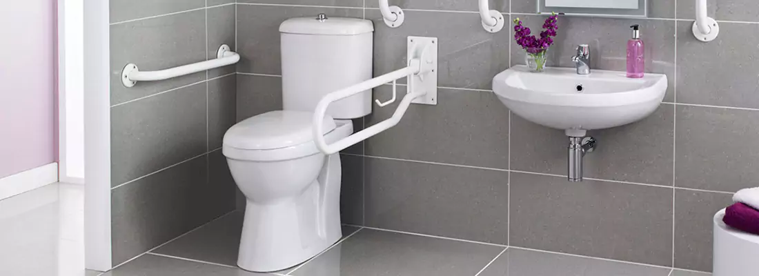 Modern Handicap Bathroom Solutions with Safety Features in Orillia, ON