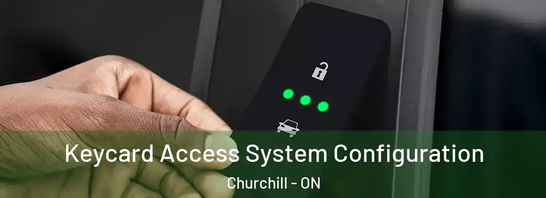  Keycard Access System Configuration Churchill - ON