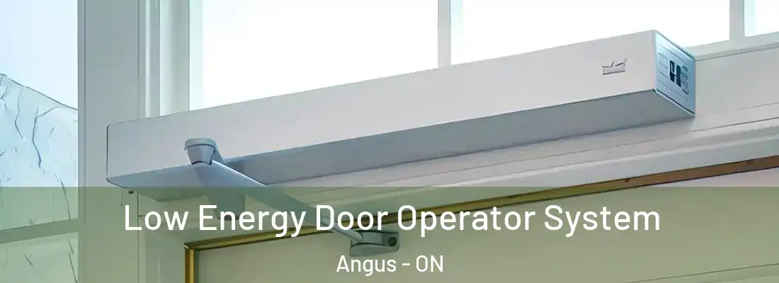  Low Energy Door Operator System Angus - ON