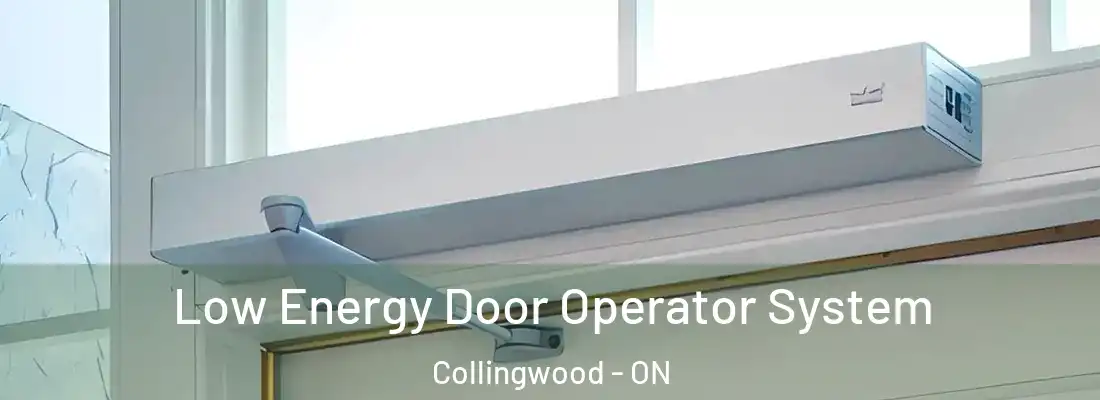  Low Energy Door Operator System Collingwood - ON