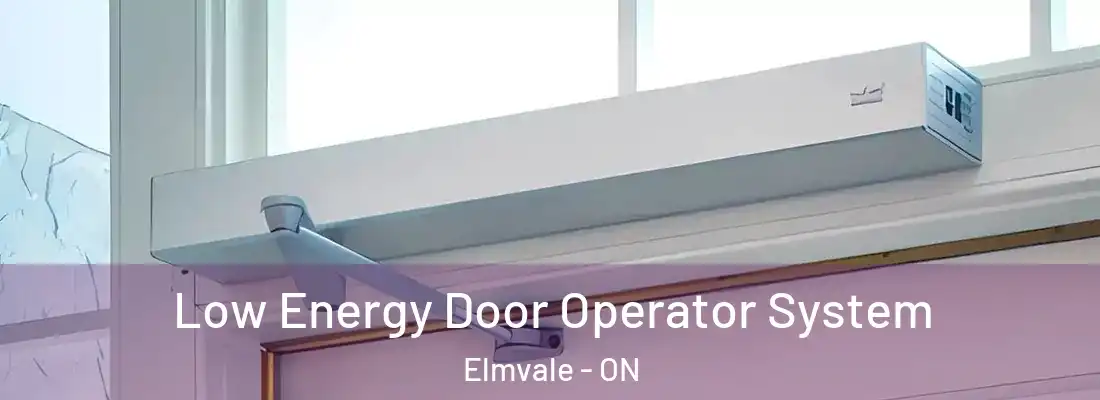  Low Energy Door Operator System Elmvale - ON
