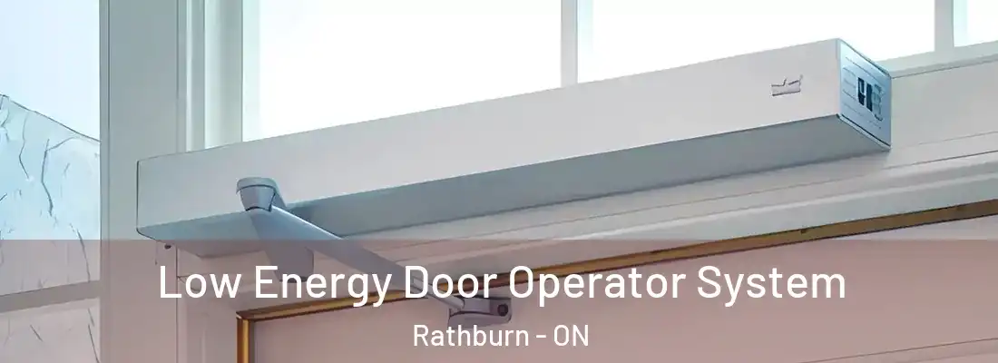  Low Energy Door Operator System Rathburn - ON