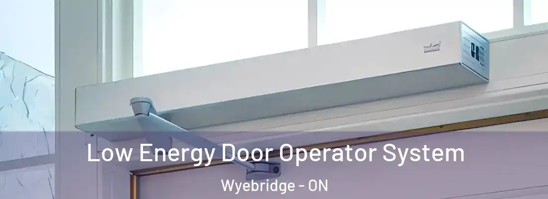  Low Energy Door Operator System Wyebridge - ON
