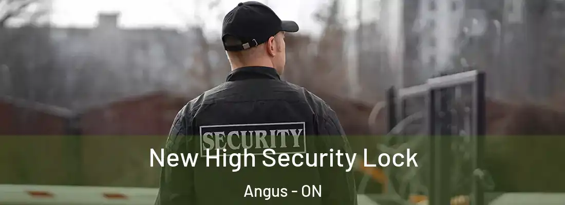  New High Security Lock Angus - ON