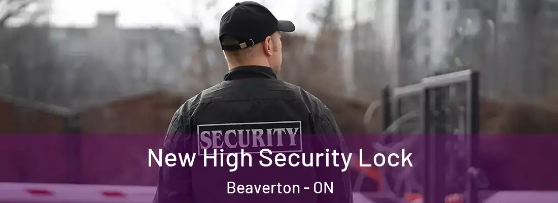  New High Security Lock Beaverton - ON