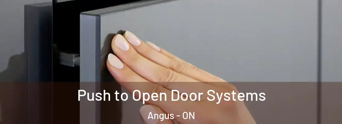  Push to Open Door Systems Angus - ON
