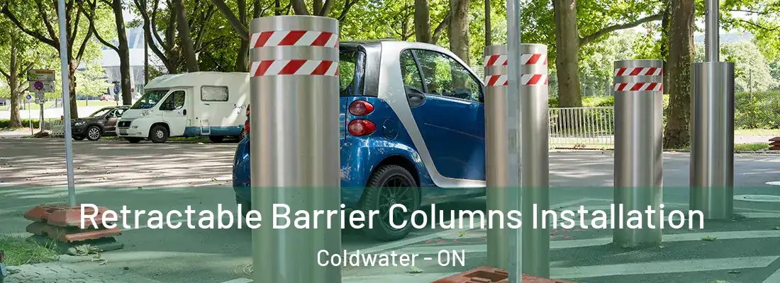  Retractable Barrier Columns Installation Coldwater - ON