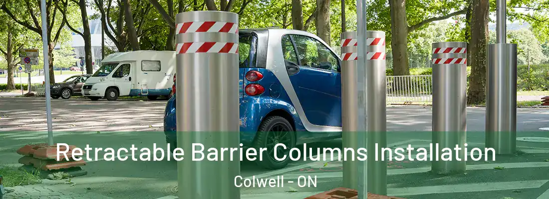  Retractable Barrier Columns Installation Colwell - ON