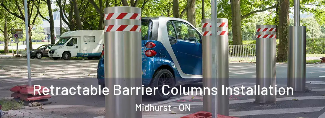  Retractable Barrier Columns Installation Midhurst - ON
