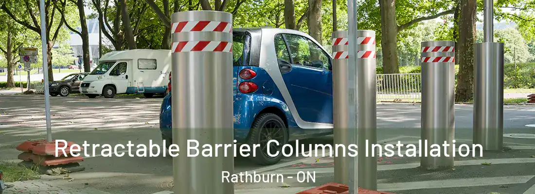  Retractable Barrier Columns Installation Rathburn - ON